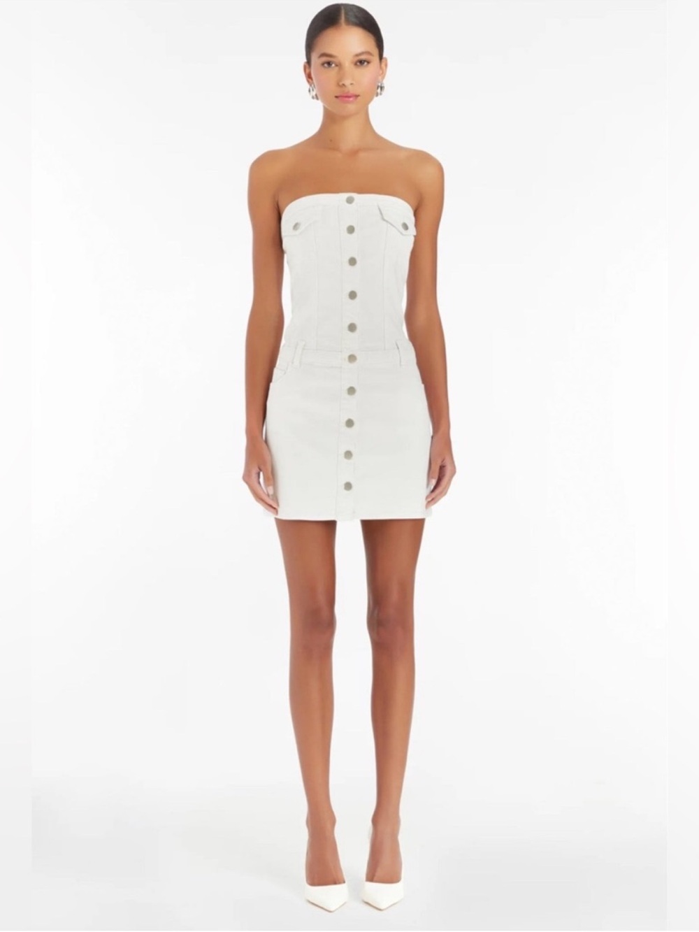 Amanda Uprichard Teyana Dress size XS *Missing Button*